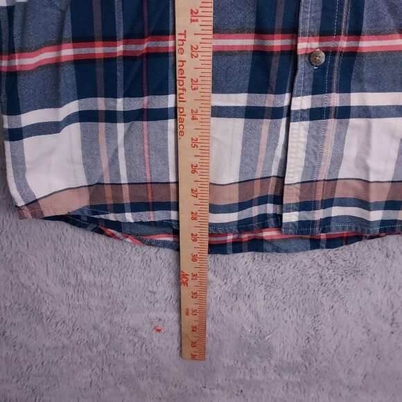 Vintage Wrangler Shirt Mens Medium Embroidered Sleeve Rodeo Western Plaid Ranch - Picture 5 of 7